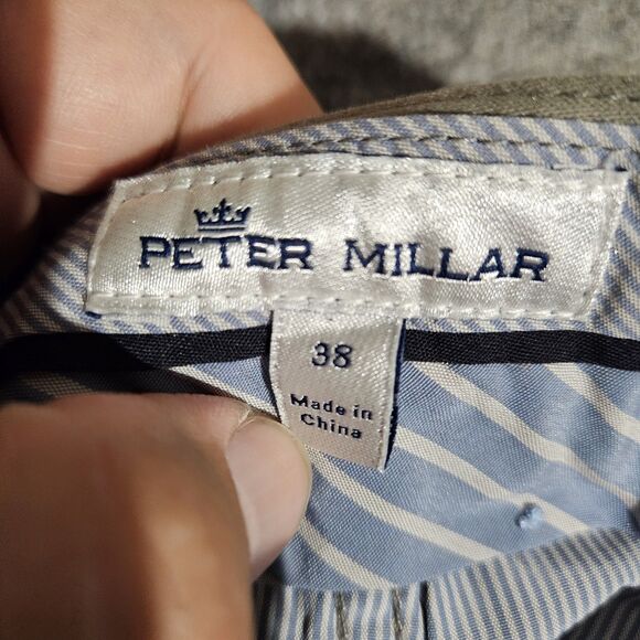 Peter Millar Pants Mens 38 Gray 5 Pocket Straight Leg Stretch Casual Comfort - Picture 7 of 9